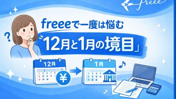 092.昨年分の売上を今年 freee に入れ直すとき、12月売上・1月入金はどう登録する？