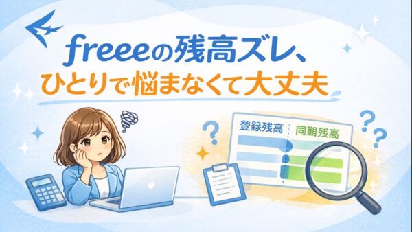 106.登録残高と同期残高が合わない…売掛金以外に確認すべきポイントは？