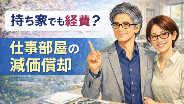 114.持ち家の仕事部屋、減価償却は必要？freeeでの一番シンプルなやり方